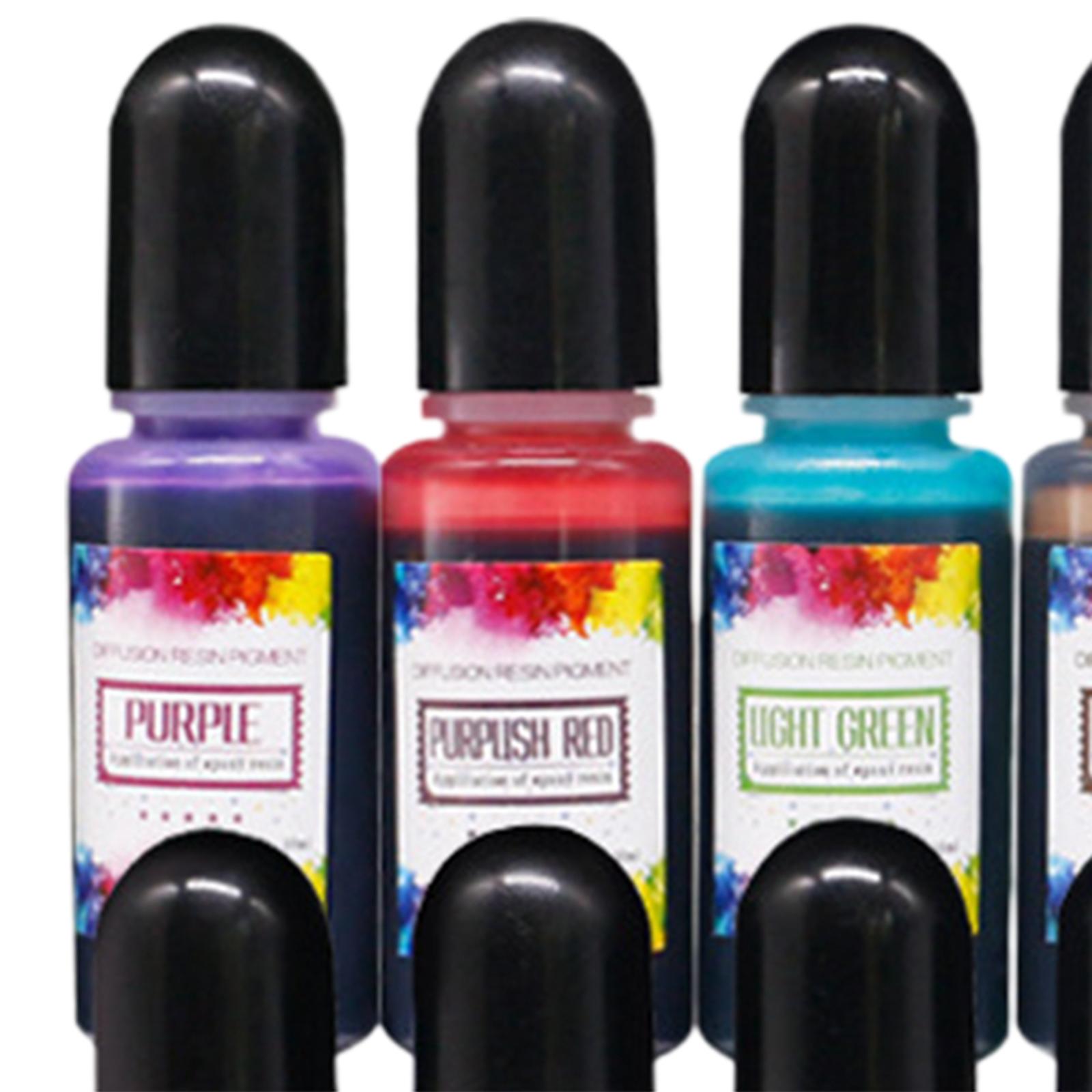 Resin Pigment Alcohol Ink - 24개 알코올 잉크 에폭시 수지 색소