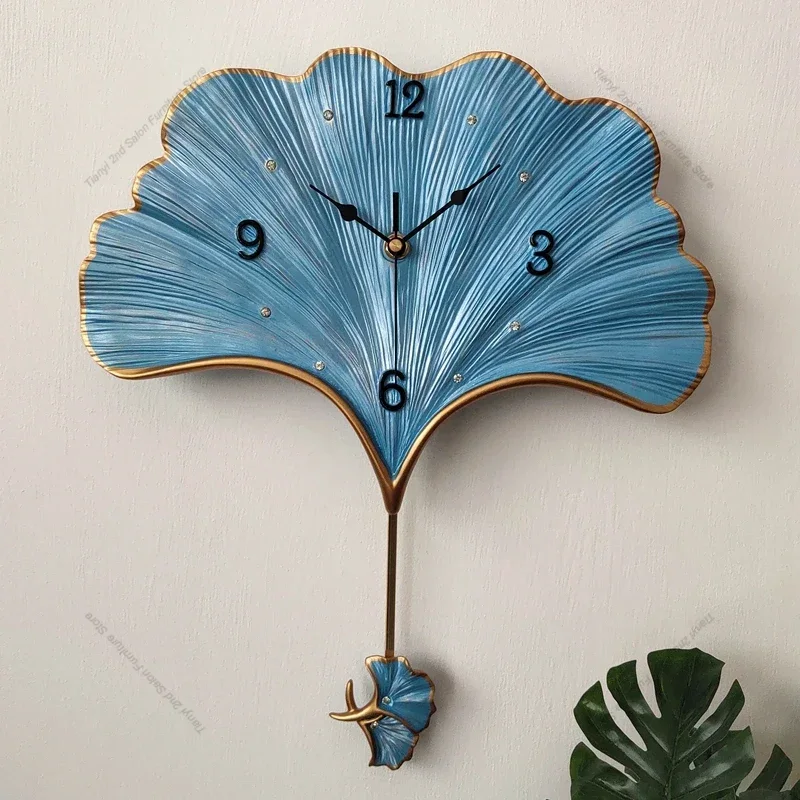 Resin Art Clock - 현대 장식 벽시계 예술 벽화 침실