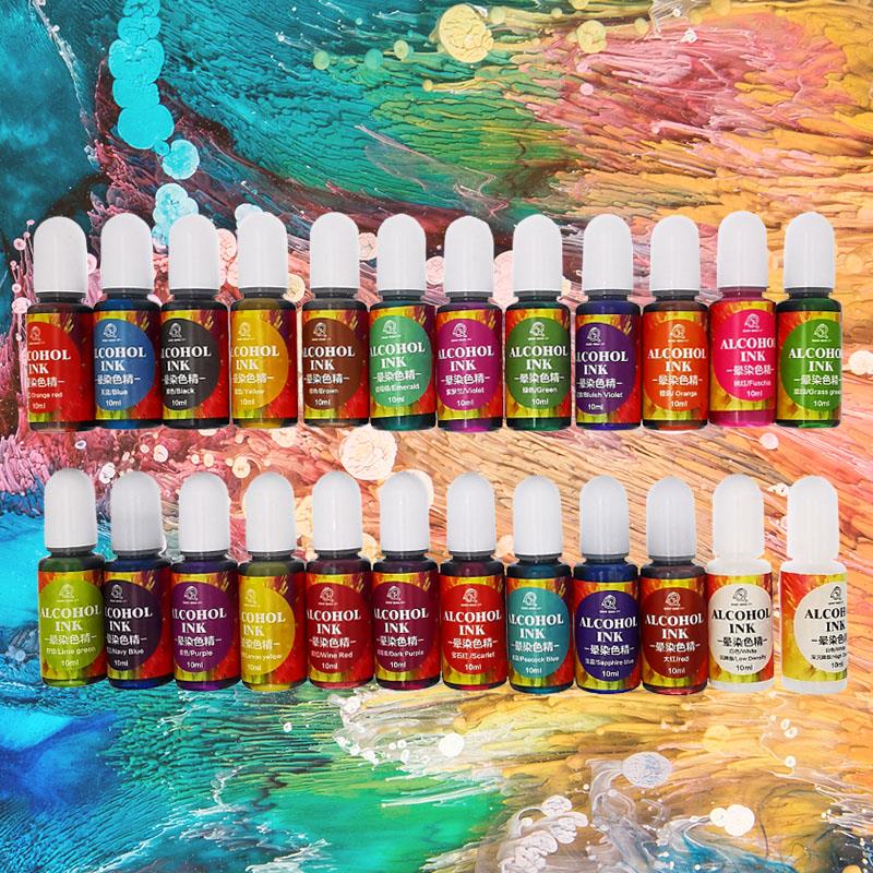 Resin Pigment Alcohol Ink - 아트 잉크 알코올 송진 안료 액체