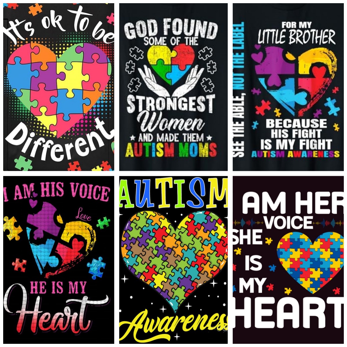 Resin Art Quotes - 자폐증 인식 포스터 5D 성인 5d