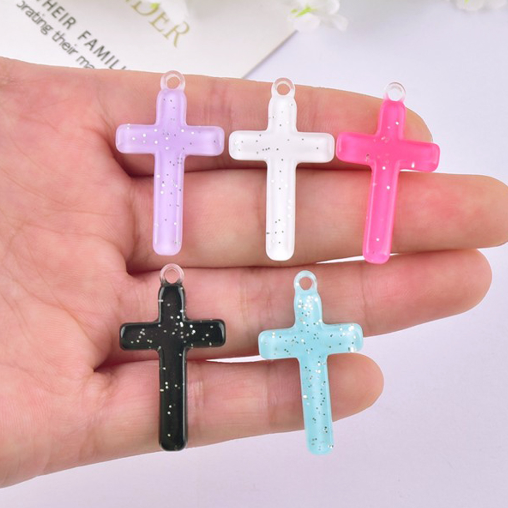 6개 DIY 귀걸이 펜던트 플랫백 레진 십자가 참 장식 - Resin Art Keychain 리뷰 및 가격