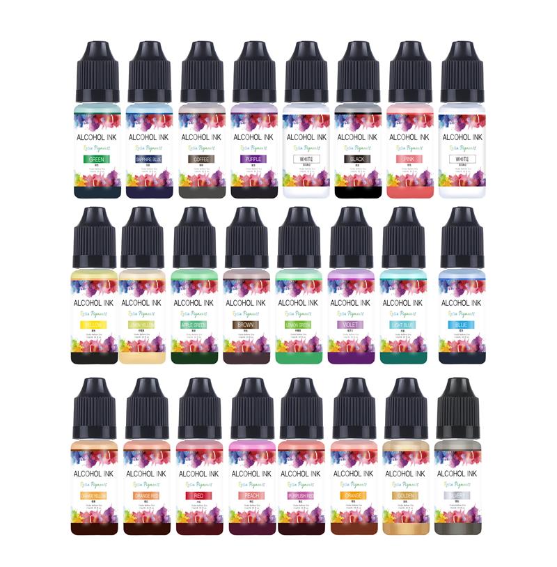 알코올 잉크 에폭시 송진 확산 안료 액체 착색제 염료, - Resin Pigment Alcohol Ink 리뷰 및 가격