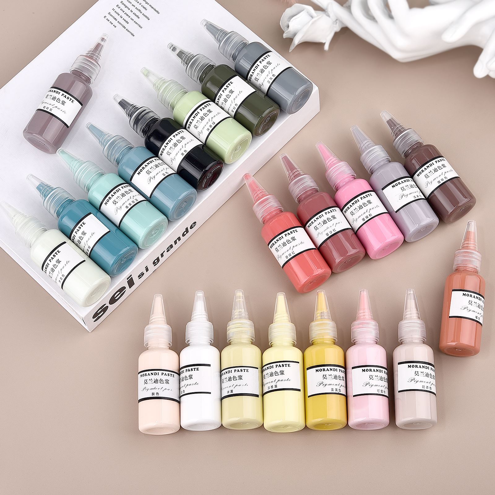 모란디 색상 액체 송진 안료, 에폭시 송진, UV 송진 - Resin Pigment Alcohol Ink 리뷰 및 가격