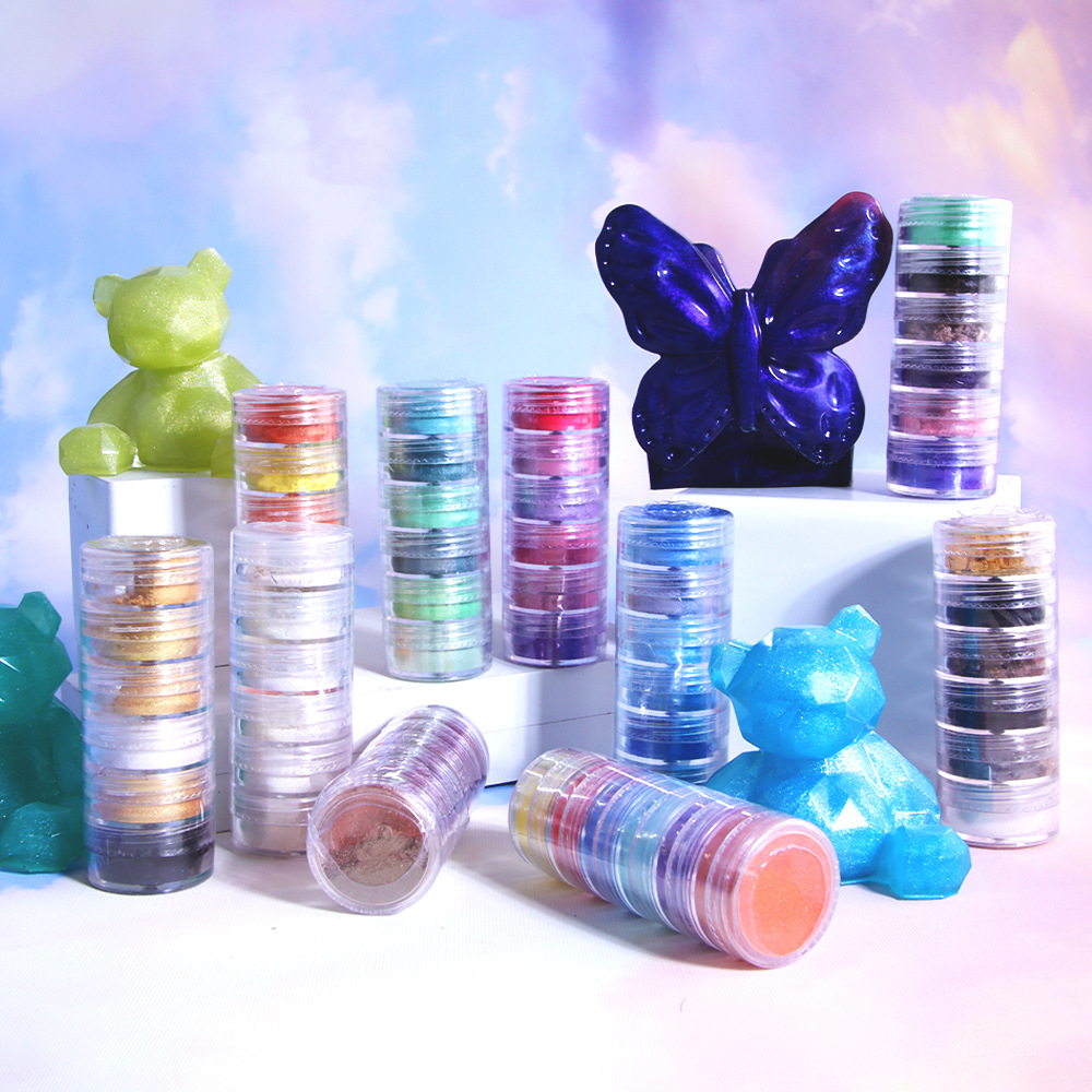 24/60 컬러 펄 마이카 글리터 파우더 - 에폭시 레 - Pearl Powder Resin 리뷰 및 가격