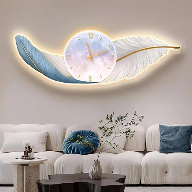북유럽 미니멀리스트 벽시계 디지털 럭셔리 거실 아트 벽 - Resin Art Clock 리뷰 및 가격