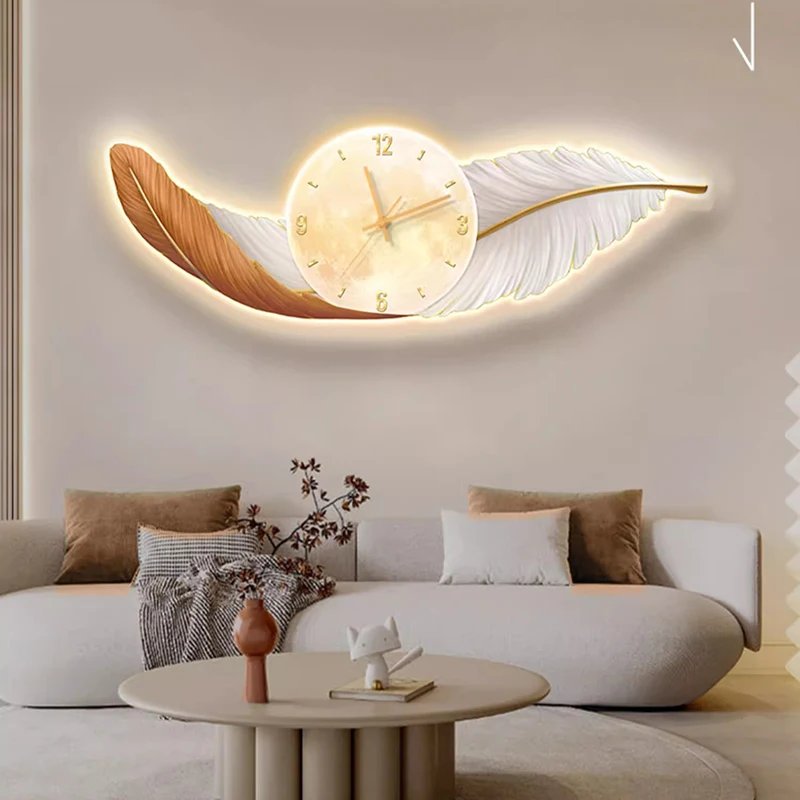 북유럽 미니멀리스트 벽시계 디지털 럭셔리 거실 아트 벽 - Resin Art Clock 리뷰 및 가격