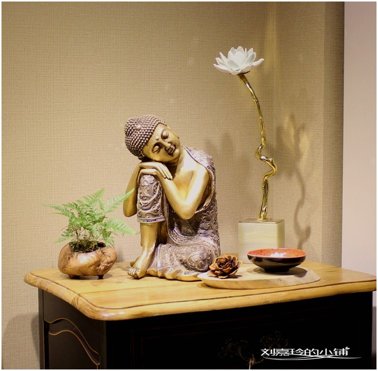 도매 불교 용품 #   가정 가족 복 안전 행운 부처님 - Resin Art India 리뷰 및 가격