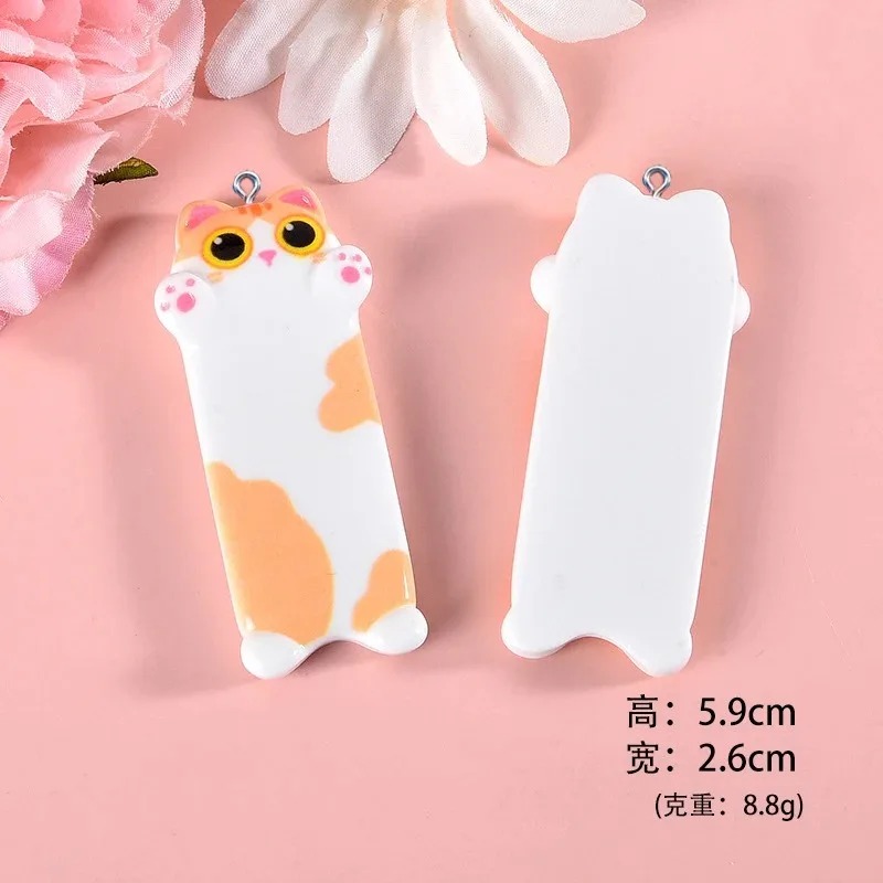 5개의 사랑스러운 만화 고양이 레진 참 미니 애완동물  - Resin Art Keychain 리뷰 및 가격