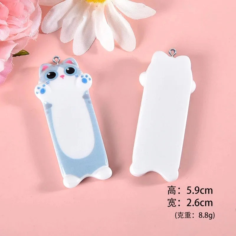 5개의 사랑스러운 만화 고양이 레진 참 미니 애완동물  - Resin Art Keychain 리뷰 및 가격