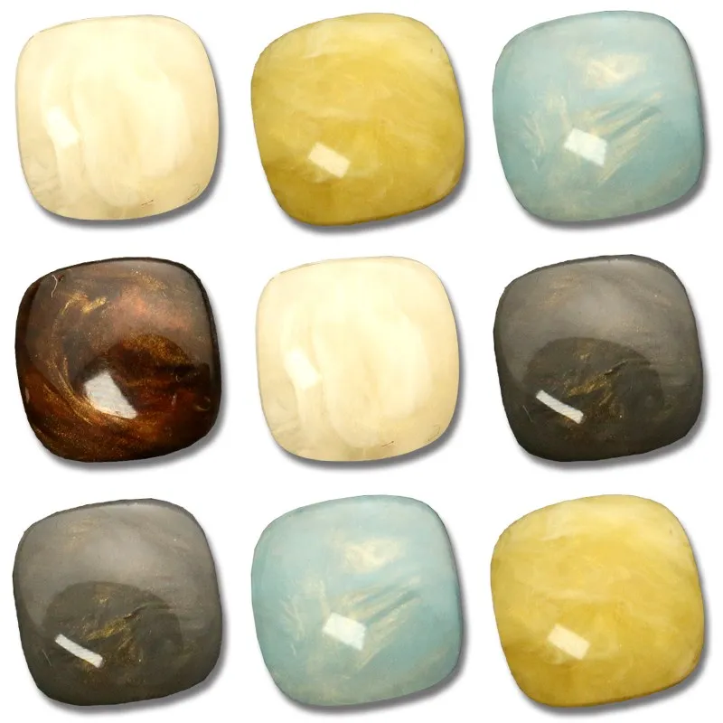 사각형 수지 셔츠 단추 진주 단추 바느질 생크 액세서리 - Pearl Powder Resin 리뷰 및 가격