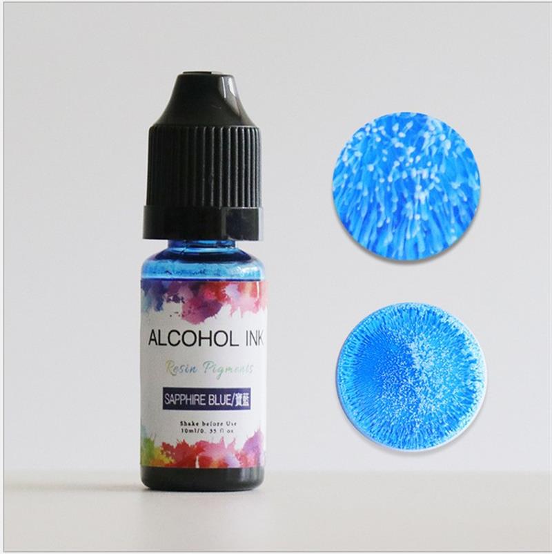 UV 수지 금형 안료, DIY 블루밍 안료, 수지 공예 - Resin Pigment Alcohol Ink 리뷰 및 가격
