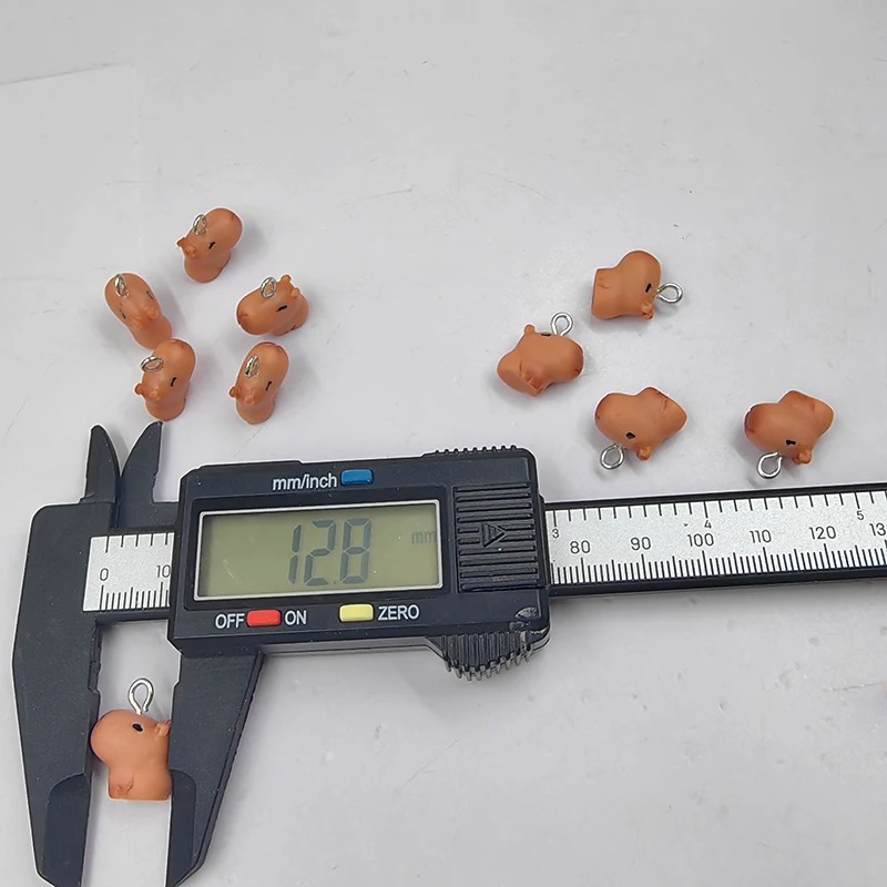 10pcs 귀여운 작은 카피바라 참 장식품 만들기용 인 - Resin Art Keychain 리뷰 및 가격