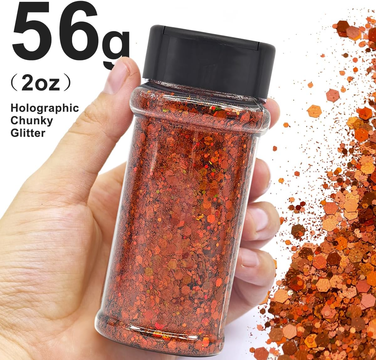 실버 홀로그램 - 공예용 네일 글리터 - 2온스 글리터 - Pearl Powder Resin 리뷰 및 가격