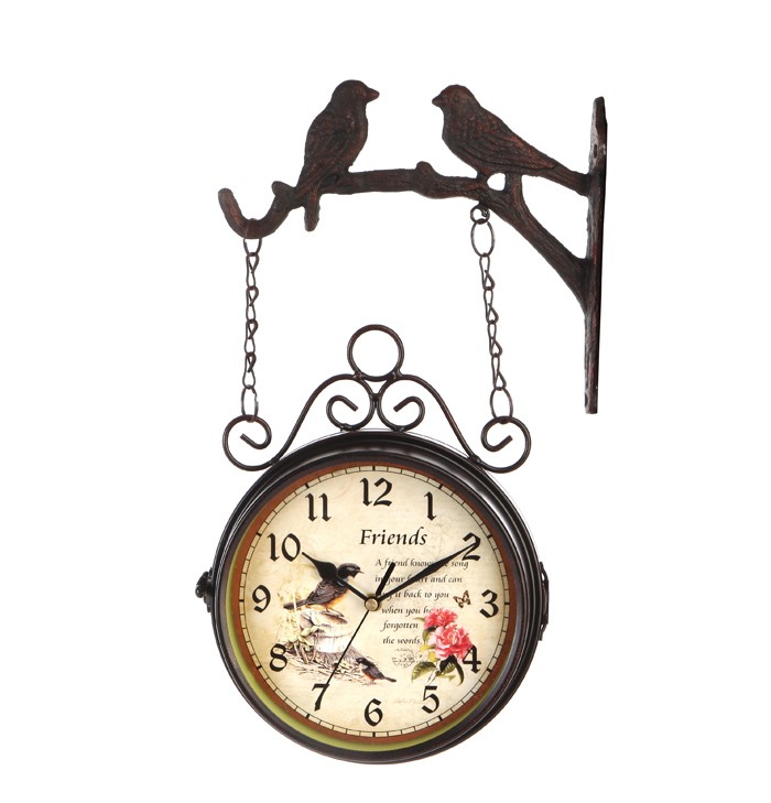 독특한 선물 - 레트로 빈티지 아트 - 레트로 메탈 철 - Resin Art Clock 리뷰 및 가격