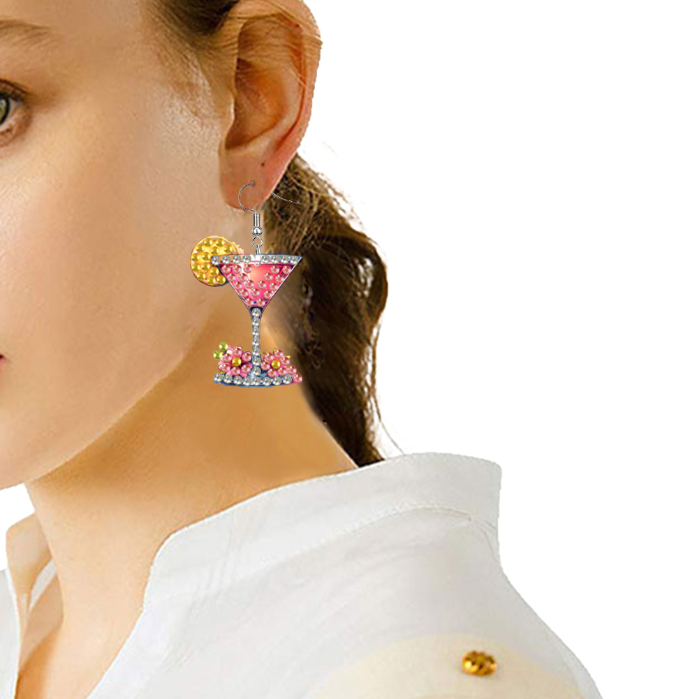 4쌍 양면 다이아몬드 아트 귀걸이 제작 키트 DIY 다 - Resin Art Earrings Kit 리뷰 및 가격