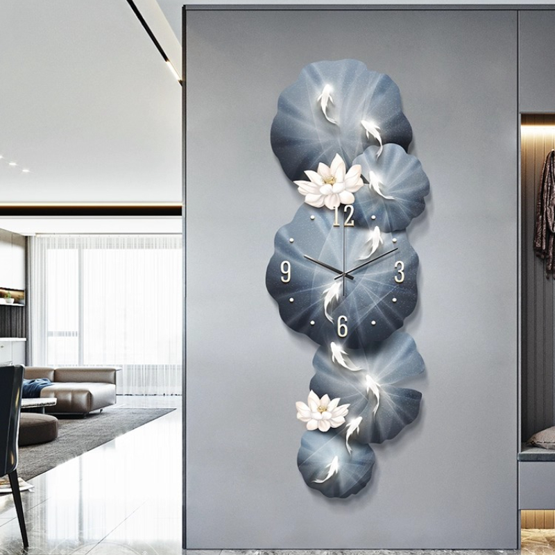 LED 아트 벽시계 고급 무소음 디지털 시계 럭셔리 레 - Resin Art Clock 리뷰 및 가격