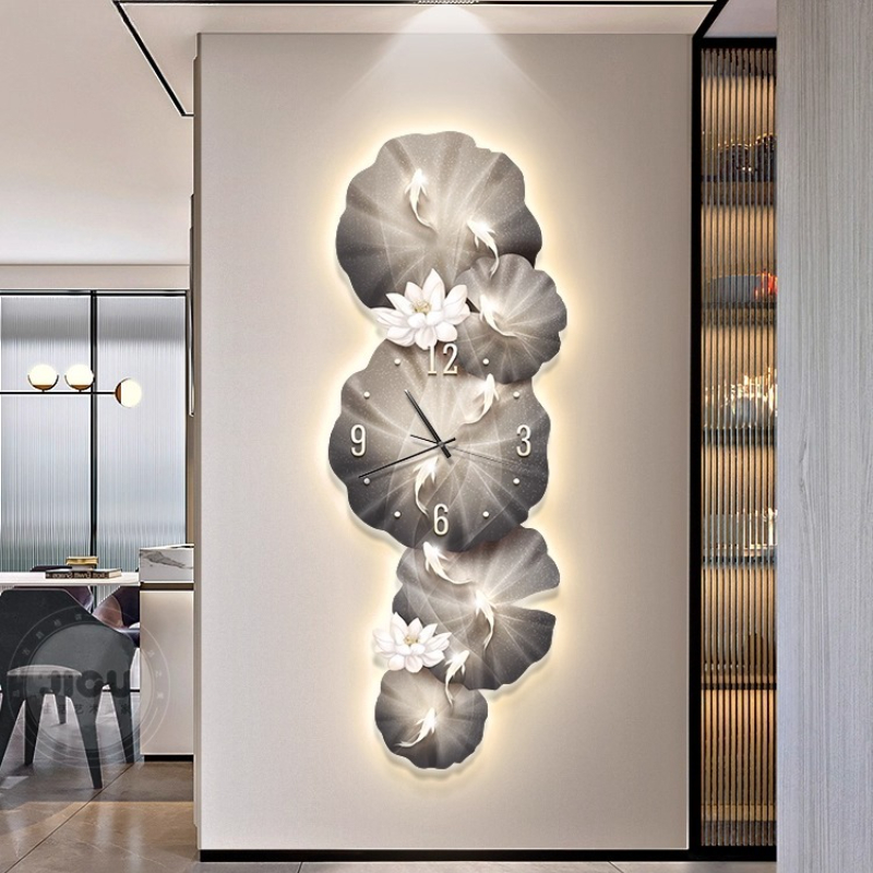 LED 아트 벽시계 고급 무소음 디지털 시계 럭셔리 레 - Resin Art Clock 리뷰 및 가격