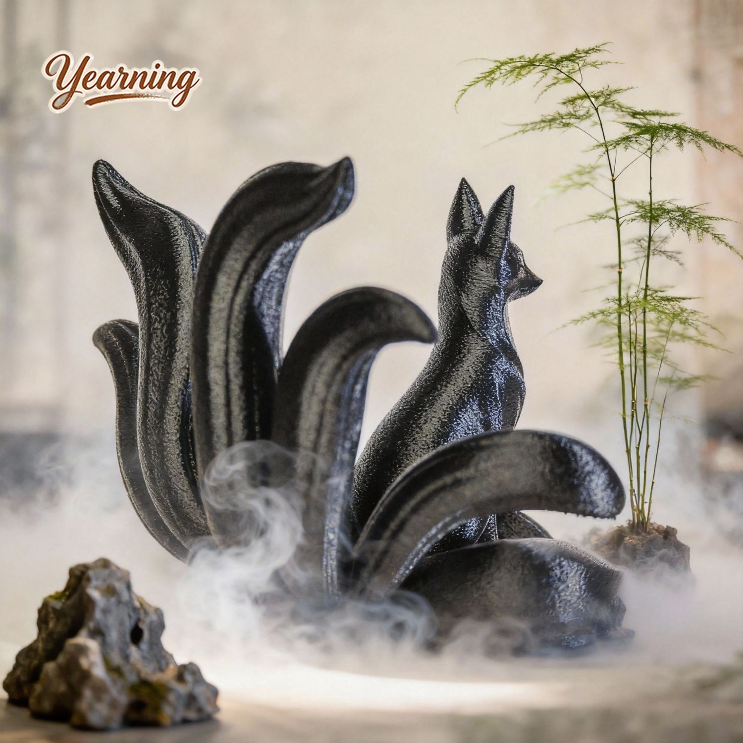 미니멀리스트 예술 장식품 9개의 꼬리를 가진 여우 생일 - Resin Art Gift For Anniversary 리뷰 및 가격