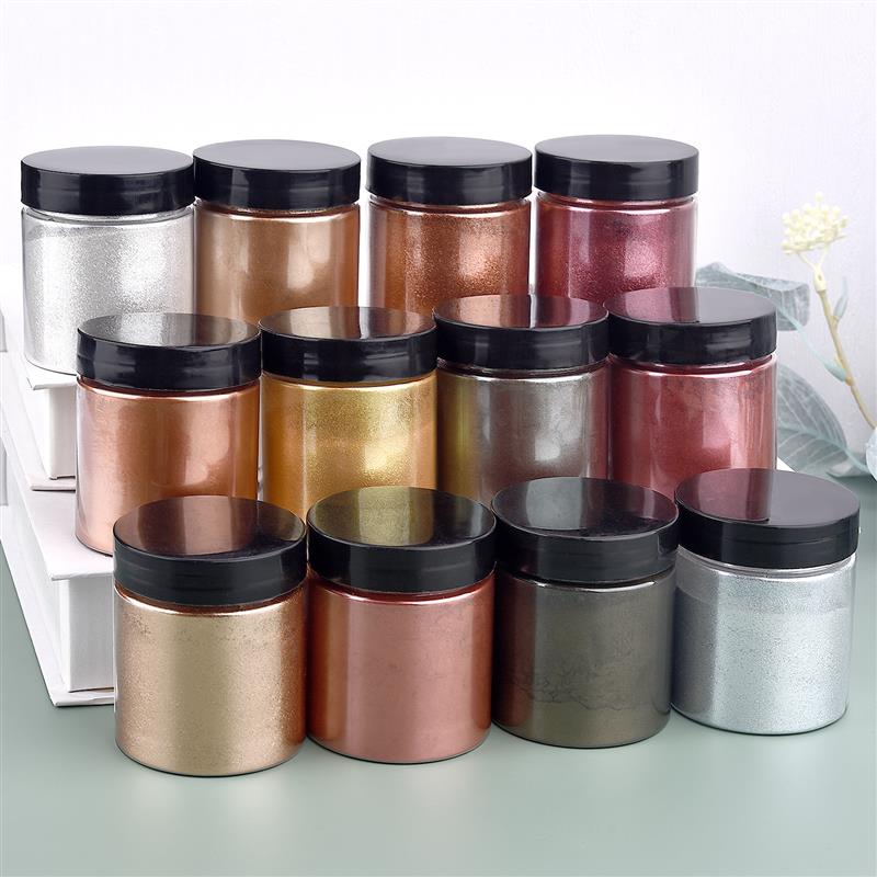 50g 쉬머 메탈릭 골드 실버 컬러 안료 진주 빛 착색 - Pearl Powder Resin 리뷰 및 가격