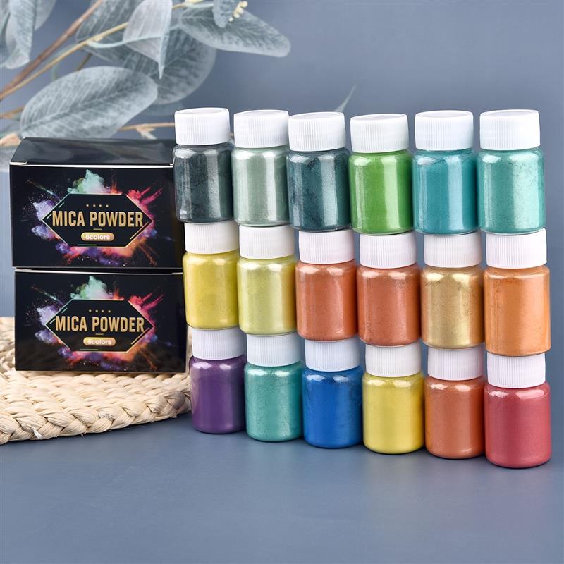6 Pcs-Set 에폭시 수지 염료 운모 분말 분말 안 - Pearl Powder Resin 리뷰 및 가격
