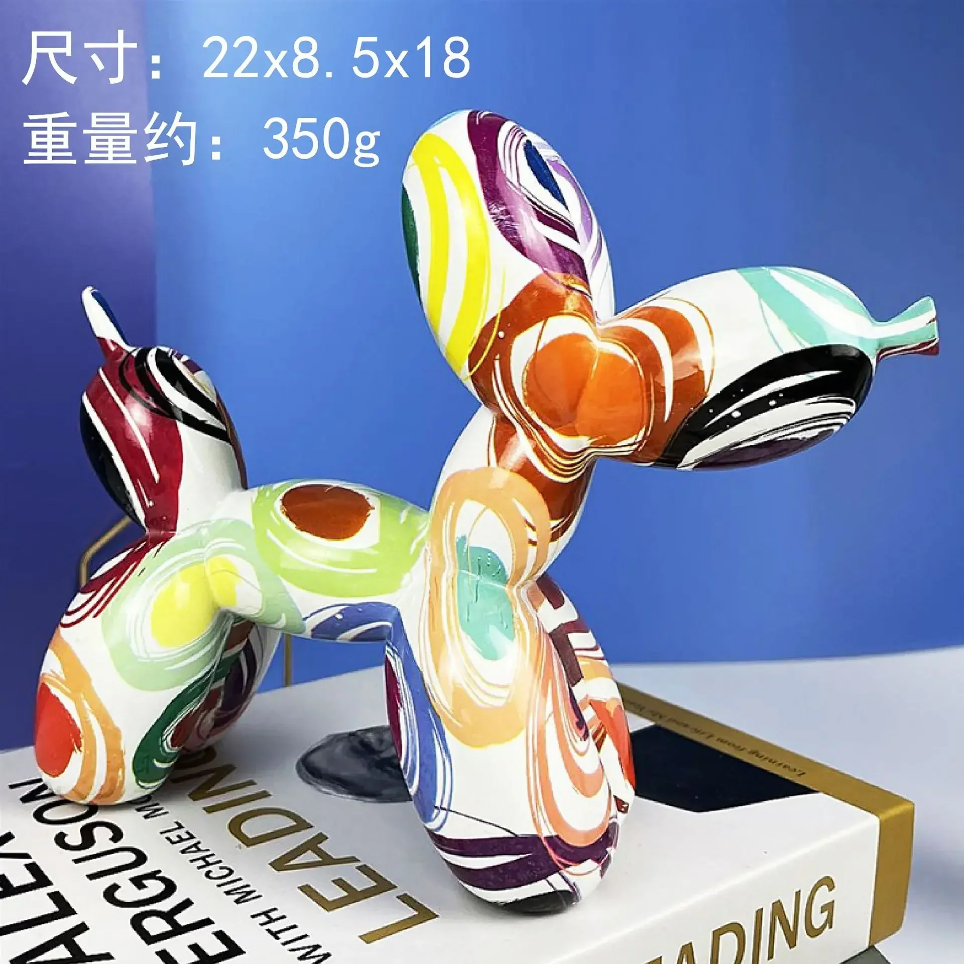 북유럽 현대 미술 송진 그래피티 조각 풍선 개 조각상, - Resin Art Gift For Anniversary 리뷰 및 가격