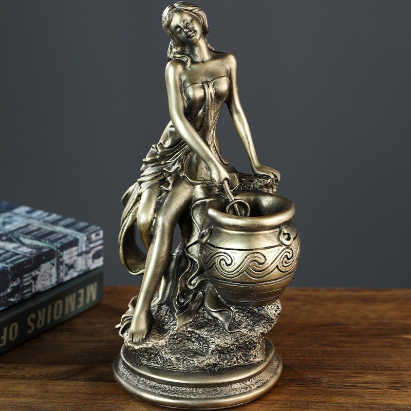 그리스 여신상 수공예 고전 조각상 아프로디테 또는 아테 - Resin Art Gift For Anniversary 리뷰 및 가격