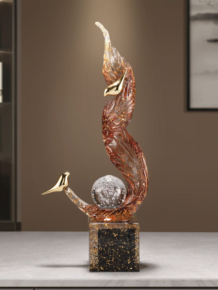 홈데코 고급 거실 행운의 대형 73cm 창의적인 조각품 - Resin Art Gift For Anniversary 리뷰 및 가격