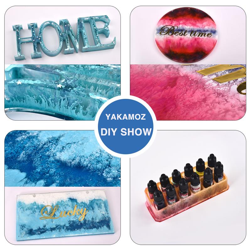 에폭시 수지 안료 키트 아트 잉크, 알코올 액체 착색제 - Resin Pigment Alcohol Ink 리뷰 및 가격